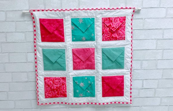 Valentine Envelope Quilt Block