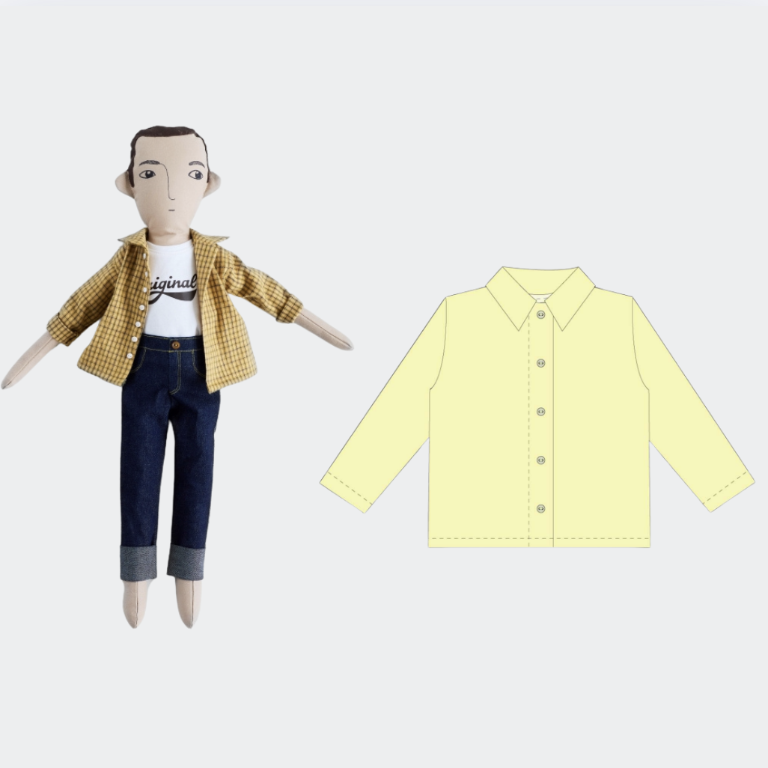 Rag Doll Button-Up Shirt